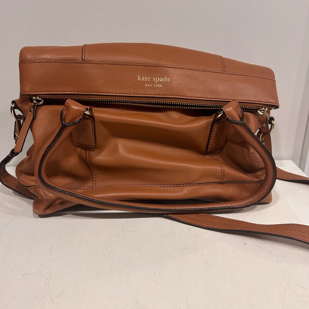 kate spade New York Cognac Leather Shoulder Bag